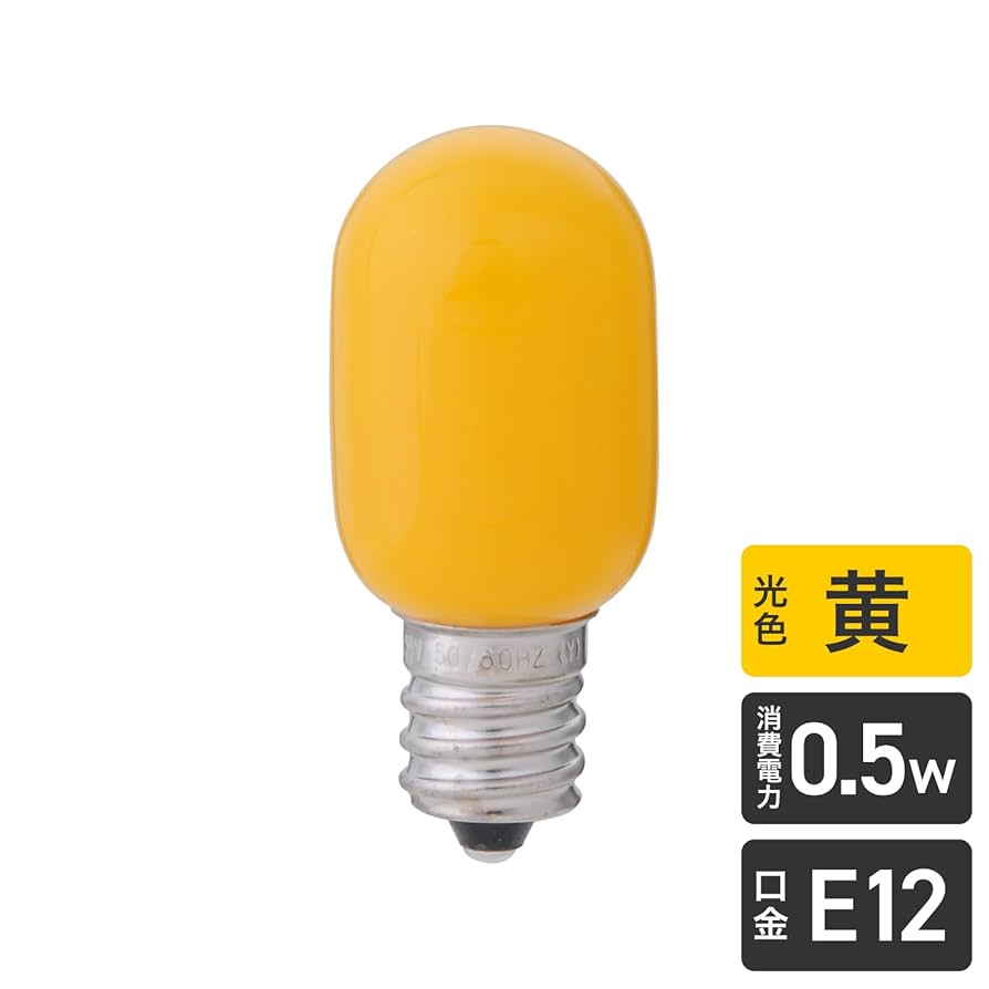 Amazon.co.jp: エルパ (ELPA) LEDナツメ形 LED電球 照明 E12